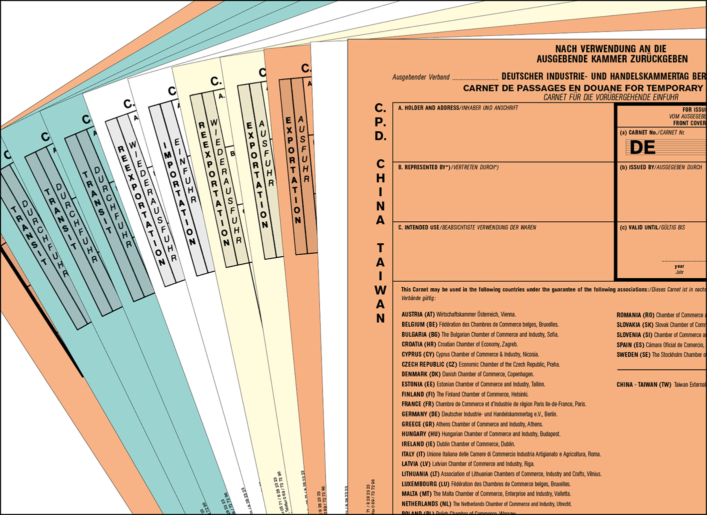 603 Carnet Taiwan komplett