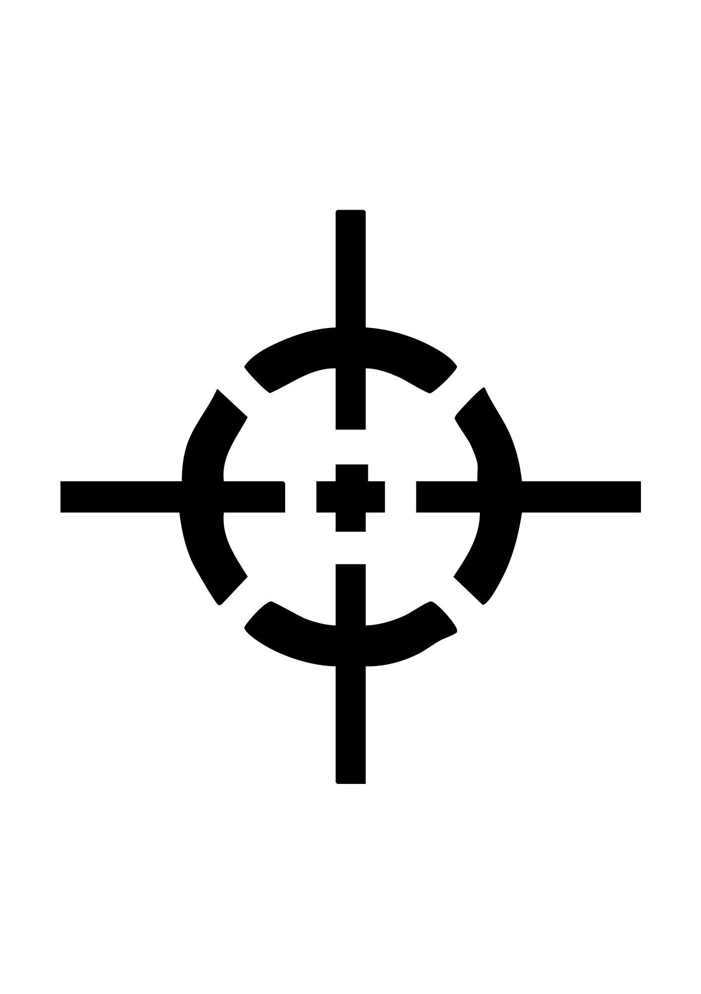 Kennzeichnungsetikett Schwerpunkt                                               